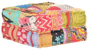 VidaXL Foltvarrott Pamut Puff - 60x70x36 cm