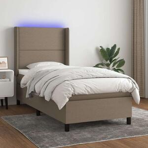 VidaXL LED Ágy - Szövet - 90x190 cm