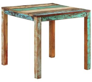 VidaXL tömör újrahasznosított fa étkezőasztal 82 x 80 x 76 cm
