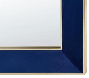 Kék falitükör bársony kerettel 50 x 70 cm LAUTREC