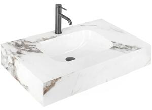 Fali mosdó REA Aresa Cold Jade 80