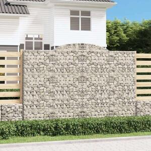 VidaXL Gabion Kosár Kerti Fal - 5 db - 300x50x200/220cm