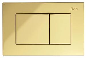 WC öblítő gomb Rea J K011A-Q és Slim 024N Gold