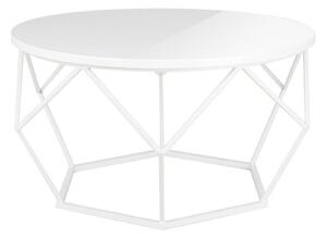 HowHomely Kávésasztal DIAMOND 40x70 cm fehér DD0044