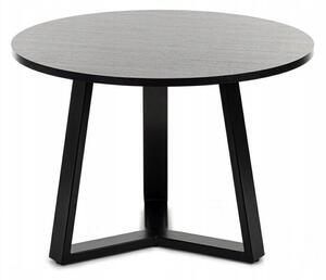 HowHomely Kávésasztal TRILEG 48x70 cm fekete DD0165