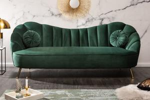 ARIELLE zöld bársony kanapé