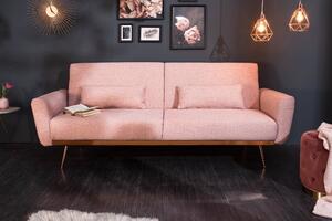 BELLEZZA rózsaszín szövet kanapé