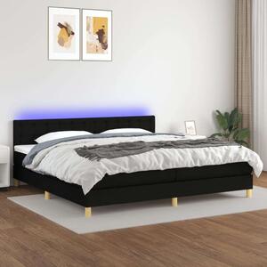 VidaXL Rugós Ágy - 200x200 cm - LED világítással