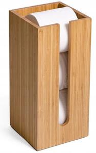 REA - Tutumi, bambusz WC papír tartó Bambusz, barna, HOM-07502