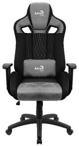 Gamer szék Aerocool EARL AeroSuede Stone Gray Szürke