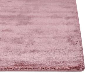 Rózsaszín rövid szálú szőnyeg 80 x 150 cm GESI II