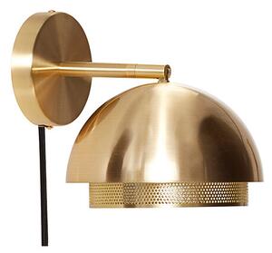 Hübsch - Edge Fali Lámpa Brass - Lampemesteren