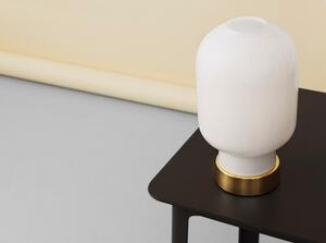 Normann Copenhagen - Amp Asztali Lámpa White/Brass - Lampemesteren