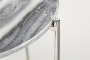 Design kisasztal Tristen II 38 cm márvány szürke