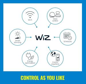 WiZ - Up&Down WiZ 2 Fali Lámpa RGB WhiteWiZ - Lampemesteren