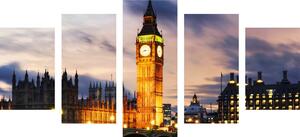5 részes kép Big Ben Londonban