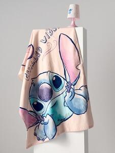 Sinsay - Pamut törölköző Stitch - pasztellpink