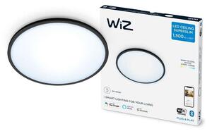 WiZ - SuperSlim WiZ Mennyezeti Lámpa 16W BlackWiZ - Lampemesteren