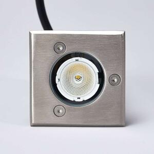 Lucande - Kenan LED Kültéri Beépíthető Spotlámpák SteelLucande - Lampemesteren