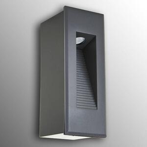 Lucande - Nuna LED Kültéri Beépített Fali Lámpa Graphite - Lampemesteren