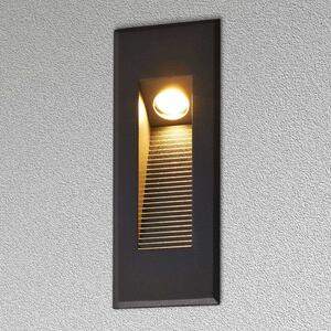 Lucande - Nuna LED Kültéri Beépített Fali Lámpa GraphiteLucande - Lampemesteren