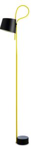 HAY - Rope Trick Állólámpa Black/Yellow - Lampemesteren
