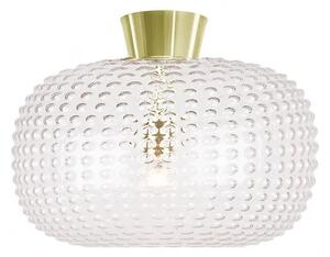 Globen Lighting - Spring Mennyezeti Lámpa Clear/Brass - Lampemesteren