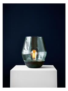 New Works - Bowl Asztali Lámpa Verdigrised Copper/Light Green Glasss - Lampemesteren