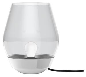New Works - Bowl Asztali Lámpa Stainless Steel/Smoke Glass - Lampemesteren