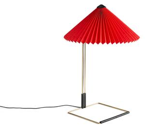 HAY - Matin Asztali Lámpa L Bright Red - Lampemesteren