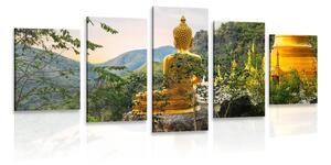 5 részes kép Buddha kilátása