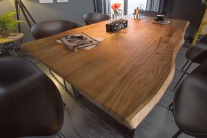 MAMMUT barna akácfa étkezőasztal 140cm