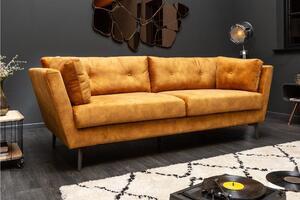 MARVELOUS sárga bársony kanapé