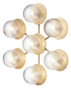 Nuura - Liila Star Fali Lámpa/Mennyezeti Lámpa Nordic Gold/Optic Clear - Lampemesteren