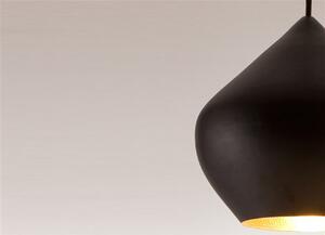 Tom Dixon - Beat Light Stout LED Függőlámpa Black - Lampemesteren
