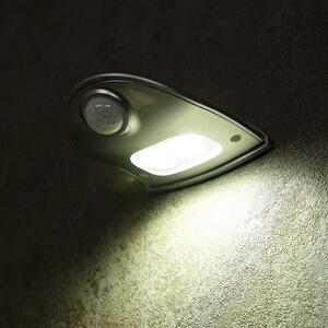 Ledvance ajtóvilágító LED lámpa fény és mozgásérzékelővel, hidegfehér, fehér (elemmel)
