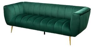 NOBLESSE zöld bársony kanapé