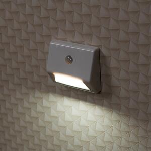 Ledvance ajtóvilágító LED lámpa fény és mozgásérzékelővel, hidegfehér, 0,25 W, elemmel, fehér (Nightlux Stair)