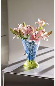 Hübsch - Abyss Vase Light Blue/OliveHübsch - Lampemesteren