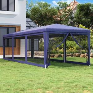 VidaXL Rendezvénysátor 3x9m, Kék