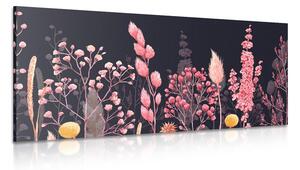 Kép fű variáció rózsaszínben