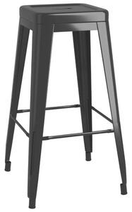 Fém Bárszék - 2 db - Fekete - 77cm