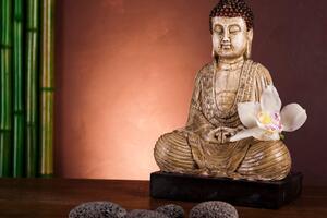 Kép meditálló Buddha