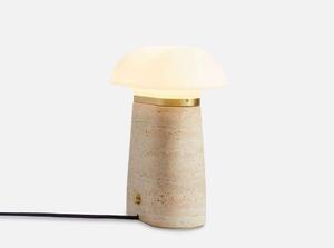 Woud - Nova Asztali Lámpa Ivory Travertine/OpalWoud - Lampemesteren
