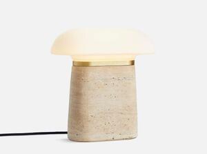 Woud - Nova Asztali Lámpa Ivory Travertine/OpalWoud - Lampemesteren