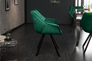 THE DUTCH zöld bársony szék