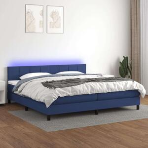 VidaXL Kék Ágy LED-del - 200x200 cm