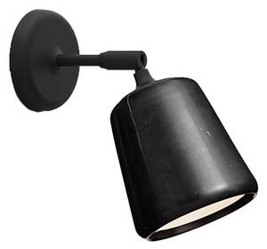 New Works - Material Fali Lámpa Black Marble - Lampemesteren