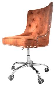 VICTORIAN barna mikroszálas irodai szék