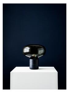 New Works - Karl-Johan Asztali Lámpa Black Marquina/Smoked Glasss - Lampemesteren